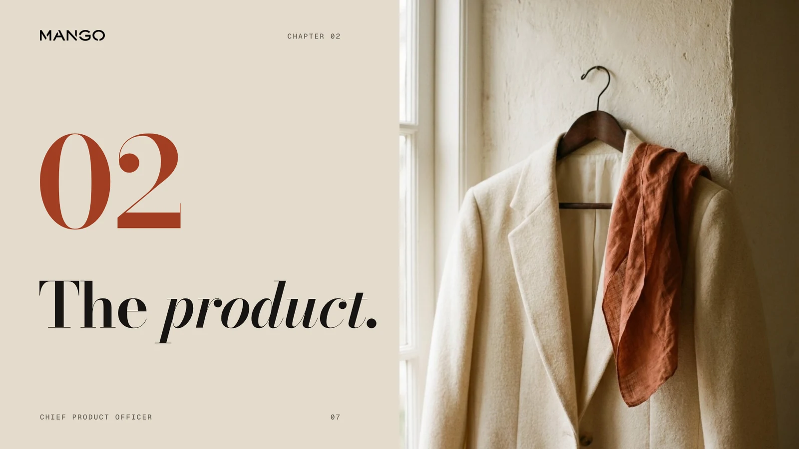 Mango keynote slide: The product