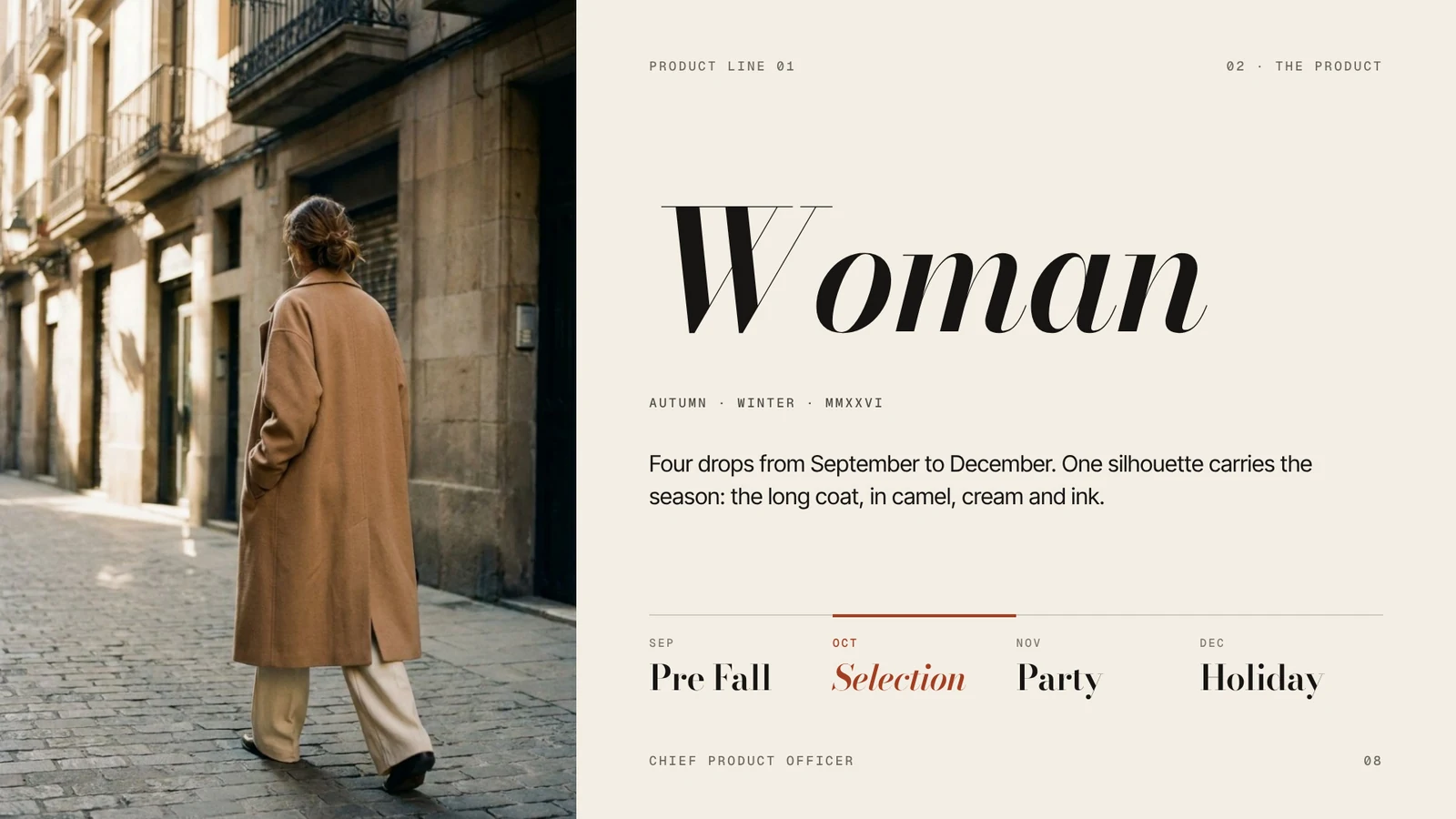 Mango keynote slide: Woman