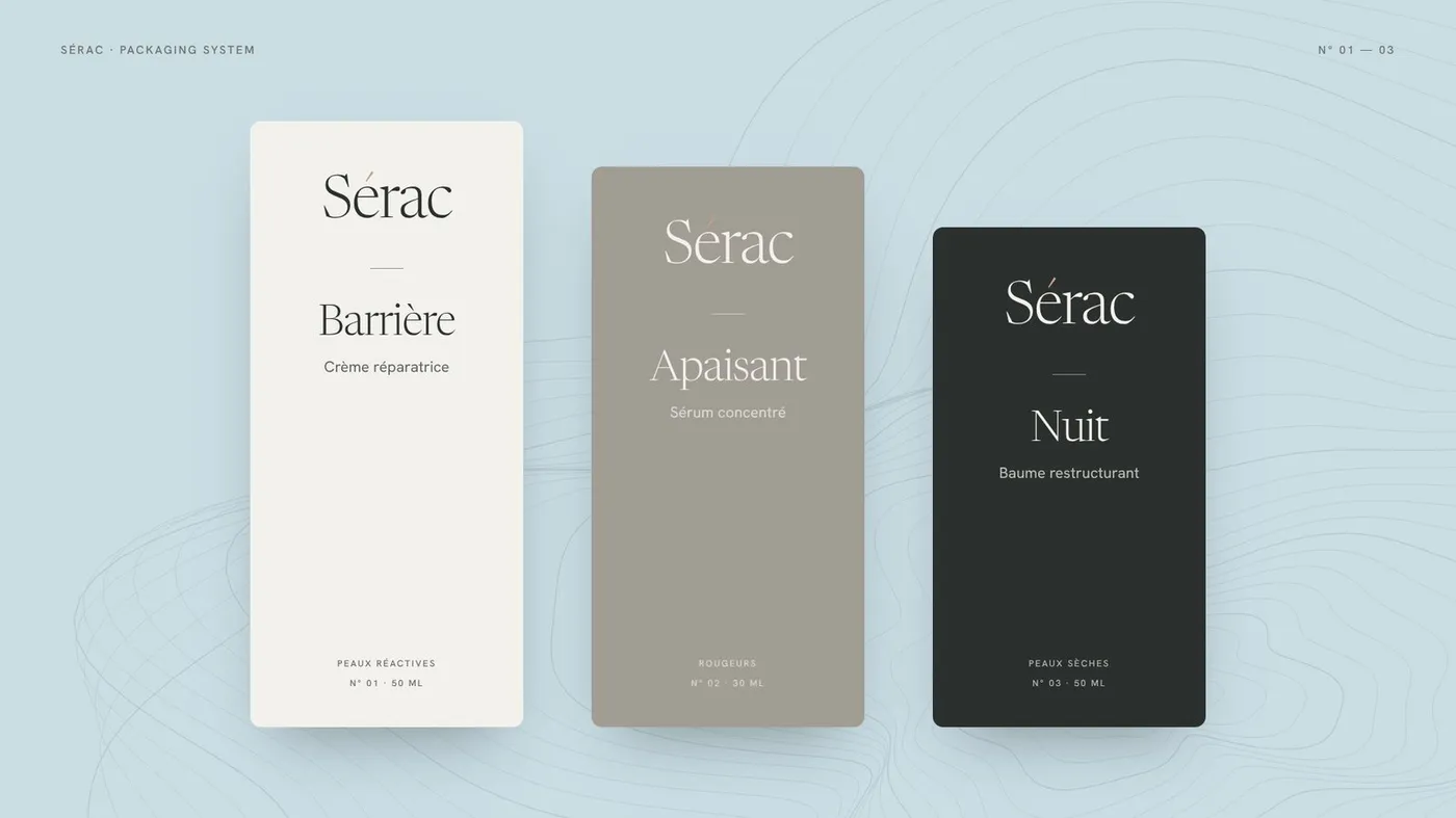 Sérac packaging system